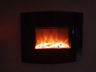 LED electric fireplace 60 Black